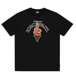 IceCream Snakey Cone Black SS T Shirt NWT Size Small